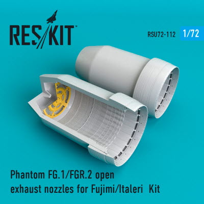 RSU72-0112 1/72 Phantom (FG.1, FGR.2) open exhaust nozzles for Fujimi/Italeri kit (1/72)