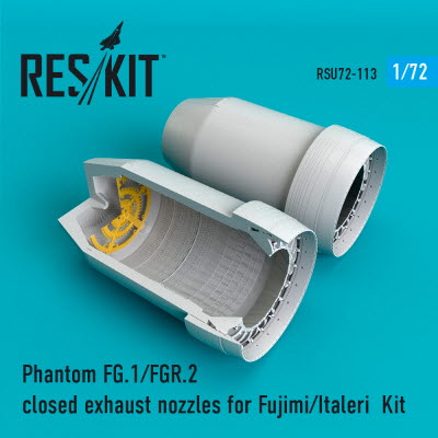 [사전 예약] RSU72-0113 1/72 Phantom (FG.1, FGR.2) closed exhaust nozzles for Fujimi/Italeri kit (1/72)
