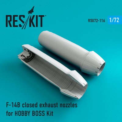 RSU72-0116 1/72 F-14 (B,D) closed exhaust nozzles for HobbyBoss kit (1/72)