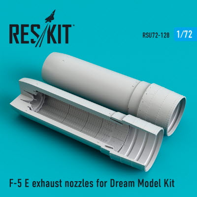 RSU72-0128 1/72 F-5E \"Tiger II\" exhaust nozzles for Dream Model kit (1/72)