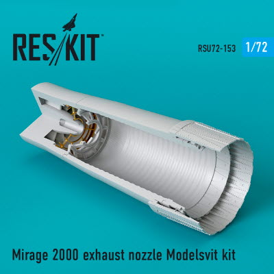 [사전 예약] RSU72-0153 1/72 Mirage 2000 exhaust nozzle Modelsvit kit (1/72)