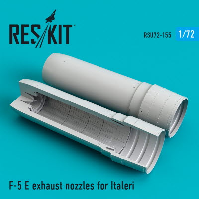 [사전 예약] RSU72-0155 1/72 F-5E \"Tiger II\" exhaust nozzles for Italeri kit (1/72)