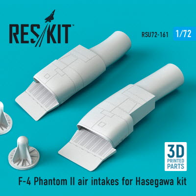 [사전 예약] RSU72-0161 1/72 F-4 \"Phantom II\" air intakes for Hasegawa kit (3D printing) (1/72)