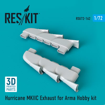 [사전 예약] RSU72-0162 1/72 Hurricane MKIIC exhaust for Arma Hobby kit (1/72)