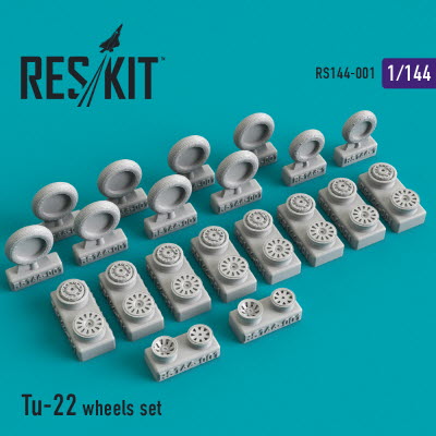 RS144-0001 1/144 Tu-22 wheels set (1/144)
