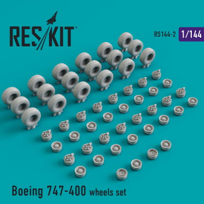RS144-0002 1/144 747-400 ER/ERF wheels set (1/144)