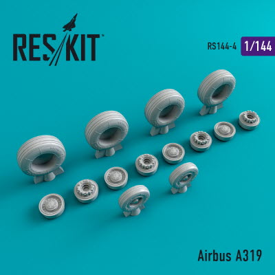 RS144-0004 1/144 A319 wheels set (1/144)