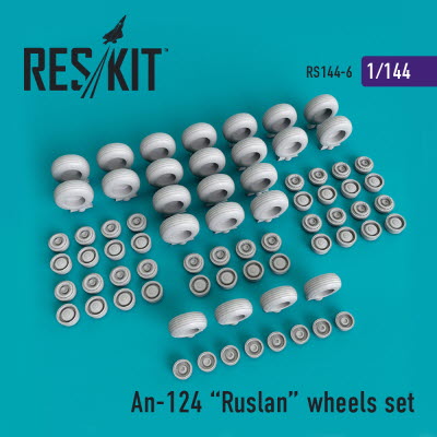 RS144-0006 1/144 An-124 "Ruslan" wheels set (1/144)