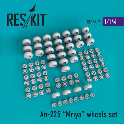 RS144-0007 1/144 An-225 "Mriya" wheels set (1/144)