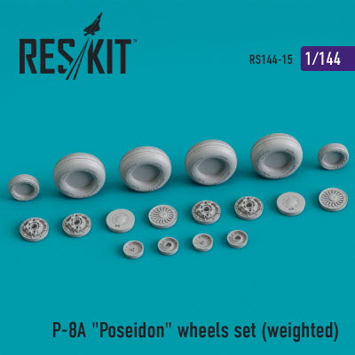 [사전 예약] RS144-0015 1/144 P-8A \"Poseidon\" wheels set (weighted) (1/144)