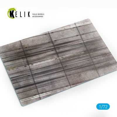 KS72001 1/72 Concrete plates type 1 Base - Acrylic 3 mm (280 x 180 mm) (170 g) (1/72) any
