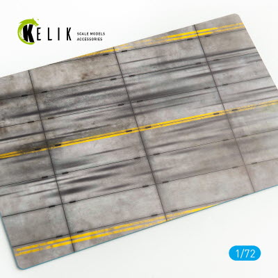[사전 예약] KS72002 1/72 Concrete plates type 2 Base - Acrylic 3 mm (280 x 180 mm) (170 g) (1/72) any