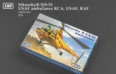 AMP72-012 1/72 Sikorsky R-5/S-51 USAF ambulance RCA, USAF, RAF (1/72) 95