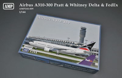AMP144-009 1/144 Airbus A310-300 Pratt & Whitney Delta Air Lines & FedEx (1/144) 276