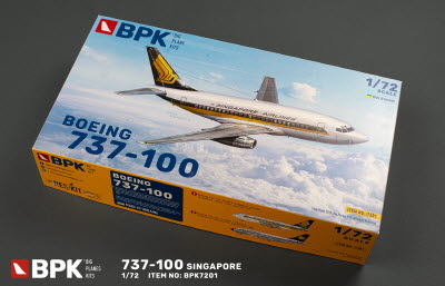 BPK7201 1/72 737-100 Singapore (1/72) 470