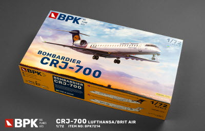 [사전 예약] BPK7214 1/72 CRJ-700 Lufthansa/Brit Air (1/72) 408