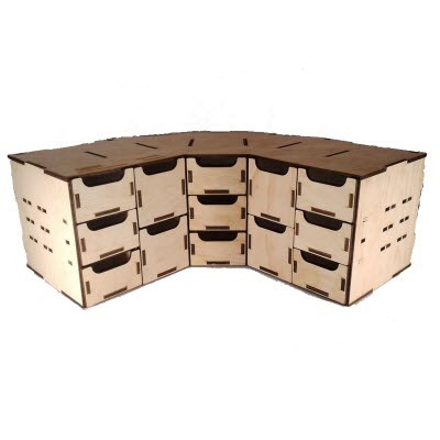 LMG-WO-1213 Module with drawers, corner (WO-1213) 2 200,00