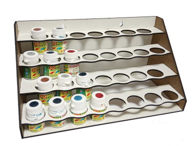 LMG-WOH-1210 Paint stand for 30 containers with a diameter of 30mm (WOH-1210) 400,00