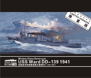 FH1106S 1/700 Wickes Class Destroyer USS Ward DD-139 1941(Limited version）