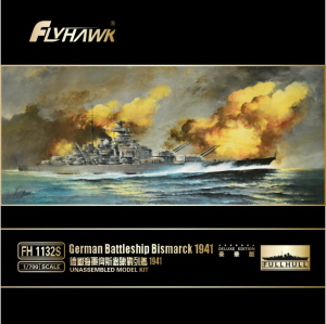 FH1132S 1/700 German Battleship Bismarck 1941 Deluxe Edition