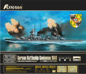 FH1149S 1/700 German Battlecruiser Gneisenau 1940 Deluxe Edition