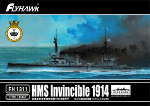 FH1311 1/700 HMS Invincible 1914