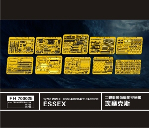 FH700025 1/700 WW II USN Aircraft Carrier Essex (For Trumpeter05728\\\\05729\\\\05730))