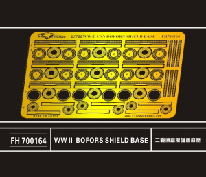 FH700164 1/700 WW II USN Bofors Shield Base