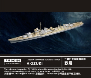 FH700190 1/700 WW II AKIZUKI(FOR FUJIMI40095)