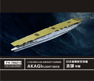 FH700211 1/700 WW II IJN Akagi Aircraft Carrier Flight Deck( for Fujimi43028)