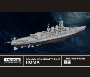 FH700280 1/700 WW II Italian Navy Roma Battleship for Trumpeter 05777