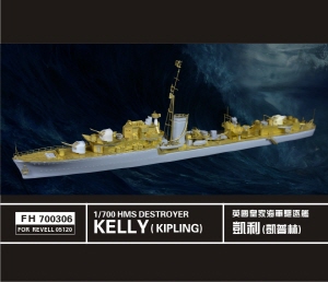 FH700306 1/700 HMS kelly Destroyer(for Revell 05120)