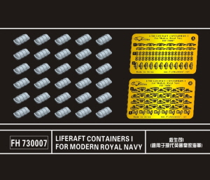 FH730007 1/700 Liferaft Containers I for Modern Royal Navy