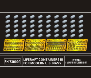 FH730009 1/700 Liferaft Containers III for Modern U.S. Navy