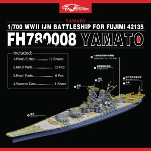 FH780008 1/700 WWII IJN BATTLESHIP YAMATO (FOR Fujimi42135)