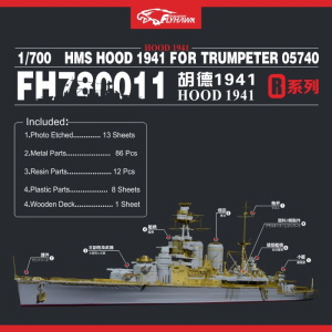 FH780011 1/700 HMS Hood 1041 (for trumpeter05740)