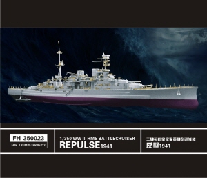 FH350023 1/350 WWII HMS Battlecruiser Repluse 1941 (For Trumpeter05312)