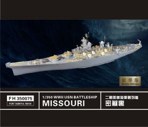 FH350075 1/350 WW II USN Battleship Missouri(for Tamiya78018)