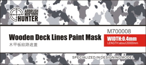 M700008 1/700 0.4mm wooden deck lines paint mask（95x120）