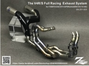 Z01-003 1/12 The V4R/S Full Racing Exhaust Systemfor TAMIYA 14140