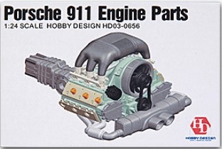 HD03-0656 1/24 Porsche 911 Engine Parts Detail Set