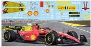 [사전 예약 ~12/4일] TBD808 1/12 Decals X RC RASTAR Ferrari F1 - 75 Leclerc to Monza GP 2022 Decal TBD808
