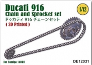[사전 예약] DE12031 1/12 DUCATI 916 Chain and Sprocket set