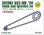 [사전 예약] DE12024A 1/12 SUZUKI GSX-RR '20 Chain & Sprocket set