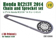 [사전 예약] DE12006 1/12 Chain and Sprocket set for Honda RC213V '14