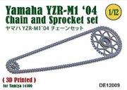 [사전 예약] DE12009 1/12 Chain and Sprocket set for Yamaha YZR-M1 '04