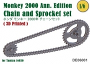 [사전 예약] DE06001 1/6 Chain and Sprocket set for Monkey 2000 Ann. Edition