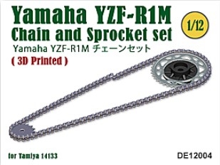[사전 예약] DE12004 1/12 Chain and Sprocket set for Yamaha YZF-R1M