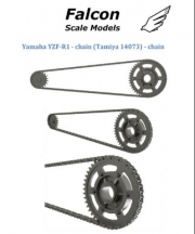 FSM31 Chain set for 1/12 scale models: Yamaha YZF-R1 Exup Deltabox II