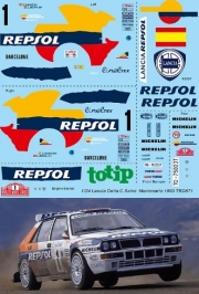 TBD871 1/24 Decals Lancia Delta Repsol Sainz Rally Montecarlo 1993 TB Decal TBD871 SKU: TBD871